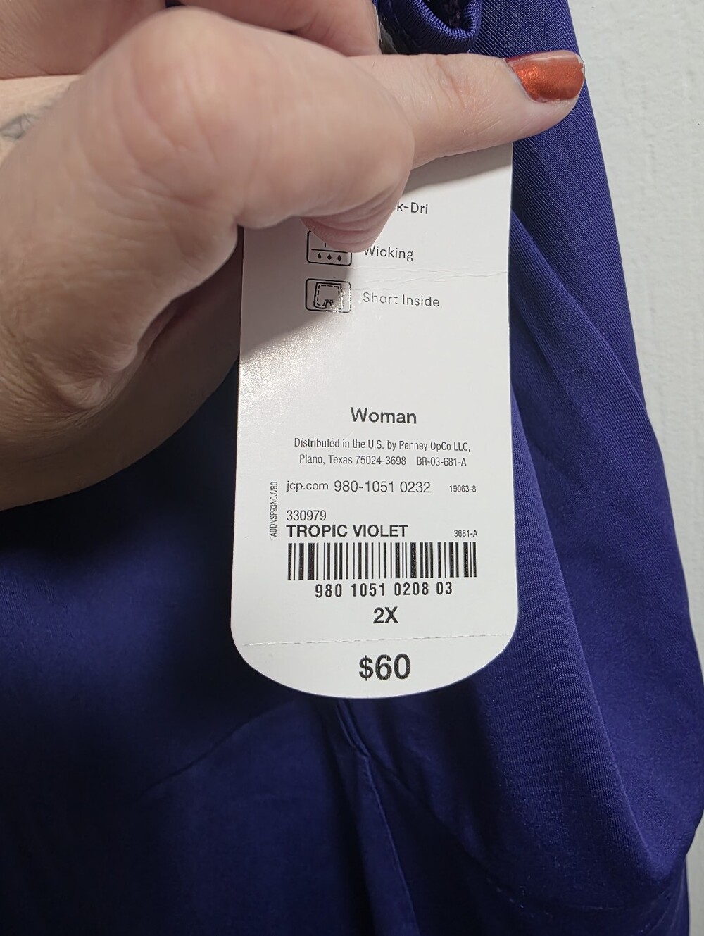 NWT Xersion Tropic Violet Quick-Dri Active Dress - Picture 5 of 8
